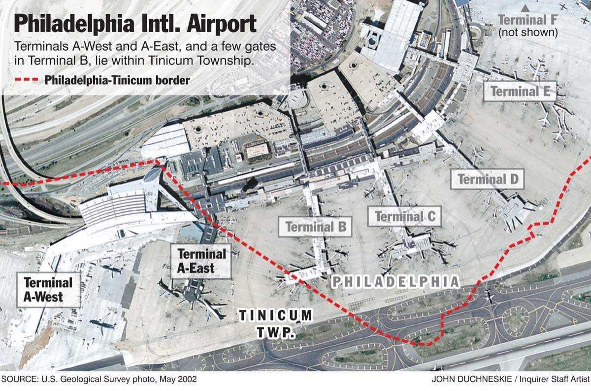 Филадельфи терминал газрын зураг