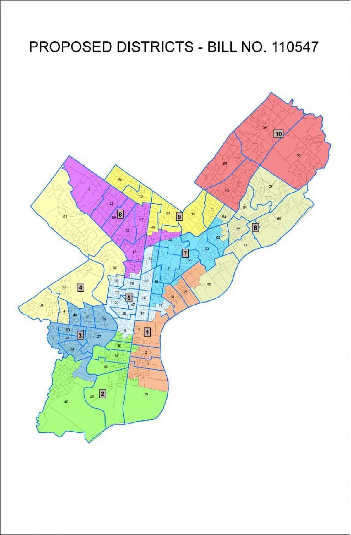 Филадельфи хотын газрын зураг