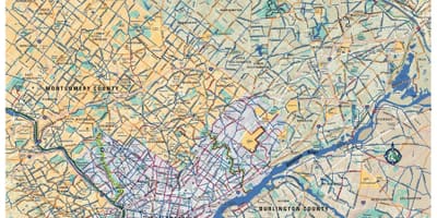 Philly дугуйн газрын зураг