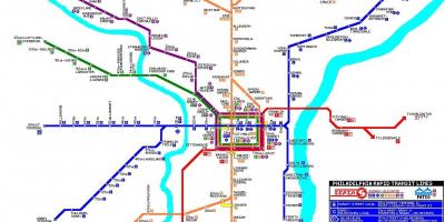 Филадельфи масс транзит систем нь газрын зураг